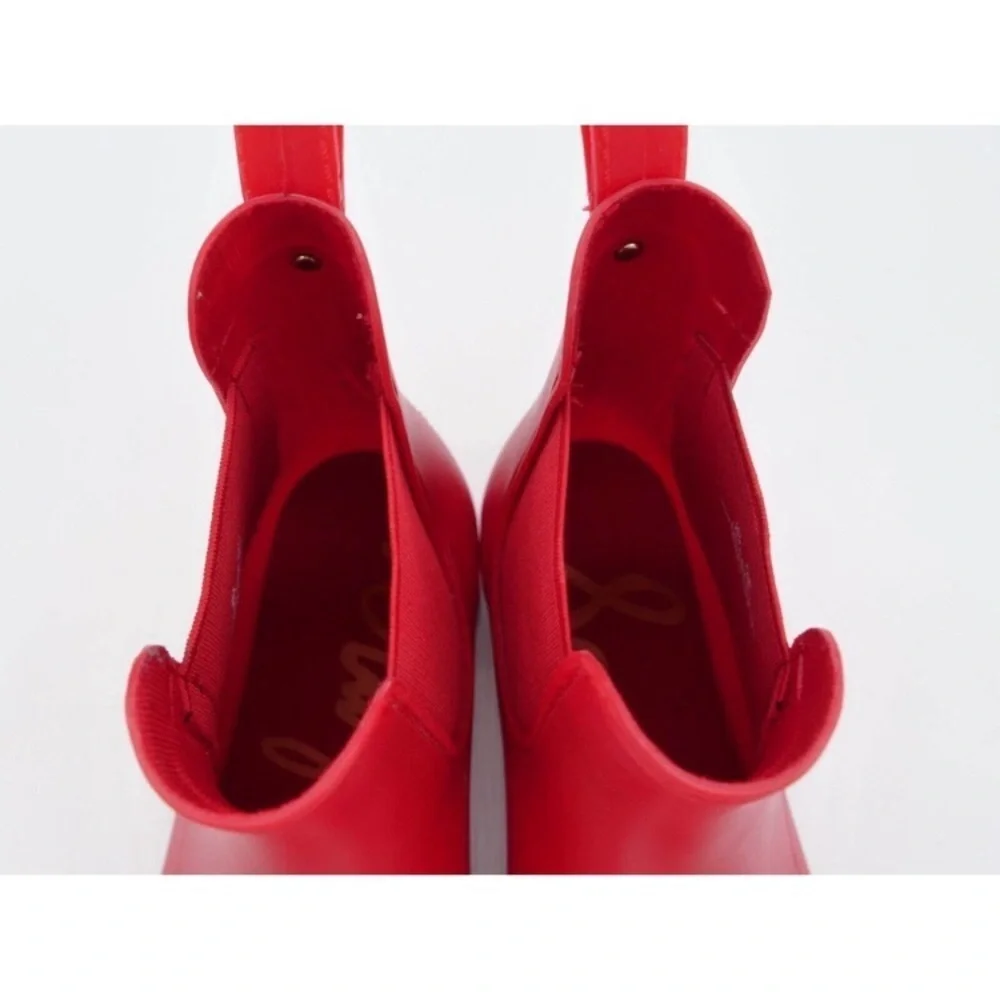SAM EDELMAN Rain Boot in Red